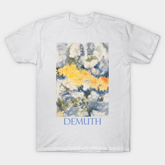 Yellow and Blue by Charles Demuth T-Shirt by Naves